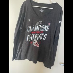Patriots Womans 3x long sleeve
